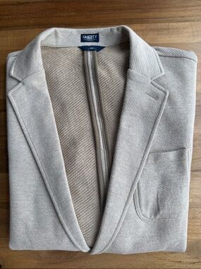 Men’s Khaki Faherty Inlet Knit Blazer